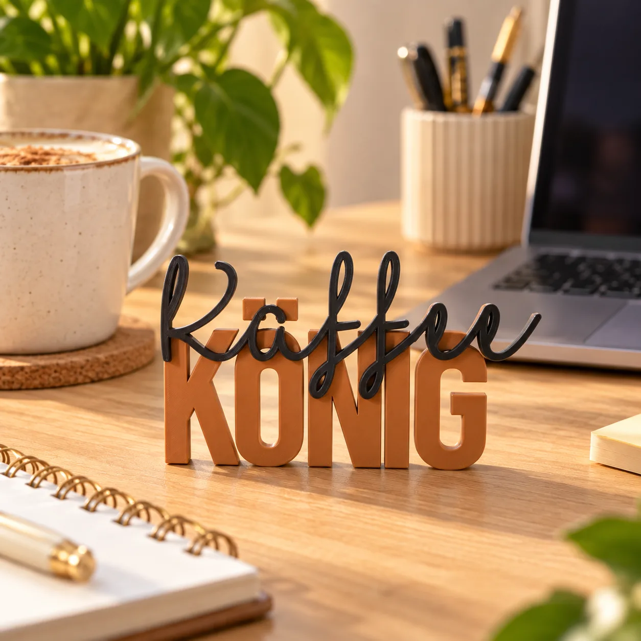 Personalized Coworker Gift – 3D Desk Sign photo 1