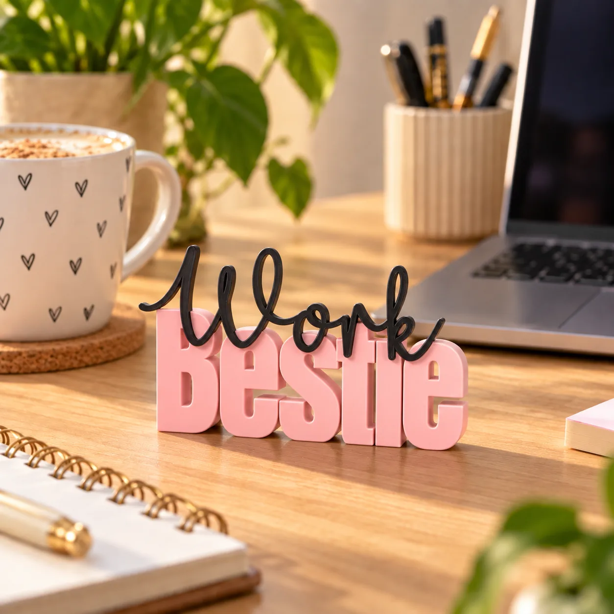 Personalized Coworker Gift – 3D Desk Sign photo 2