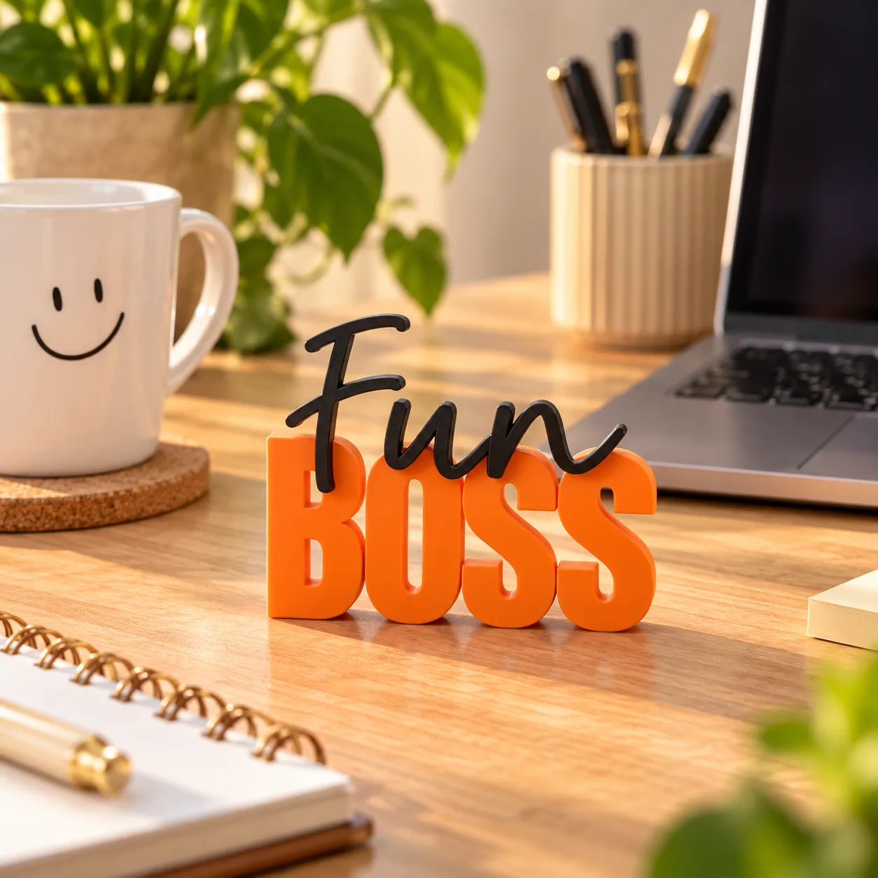 Personalized Coworker Gift – 3D Desk Sign photo 4