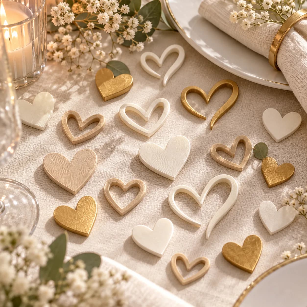 Herz-Streudeko Hochzeit