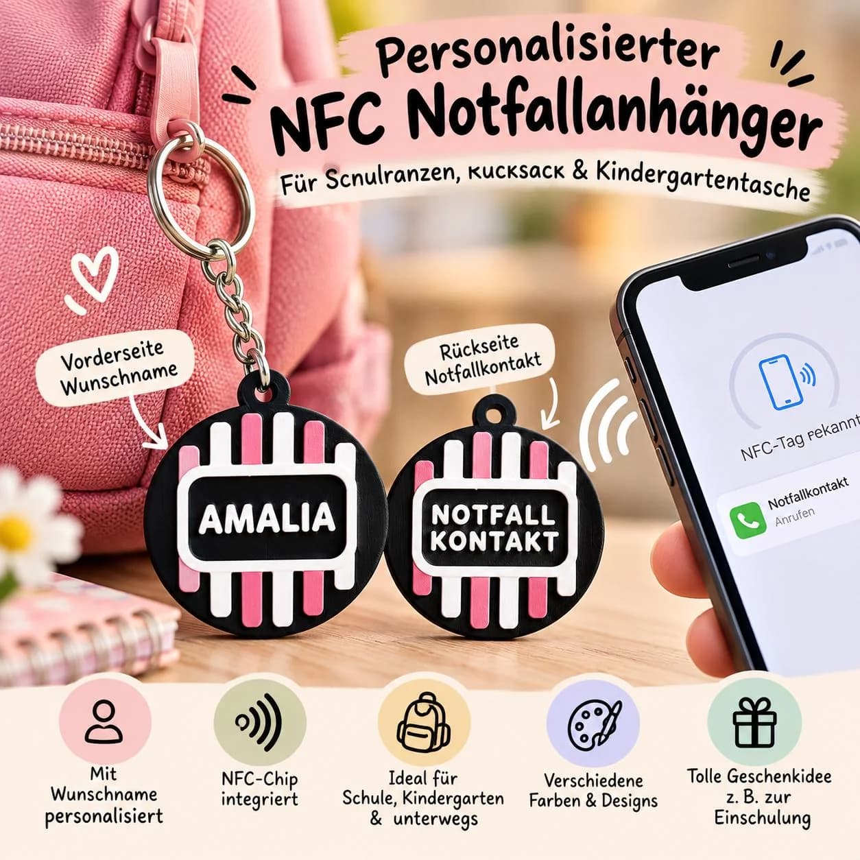 Etiqueta NFC de emergencia (personalizada), foto 5