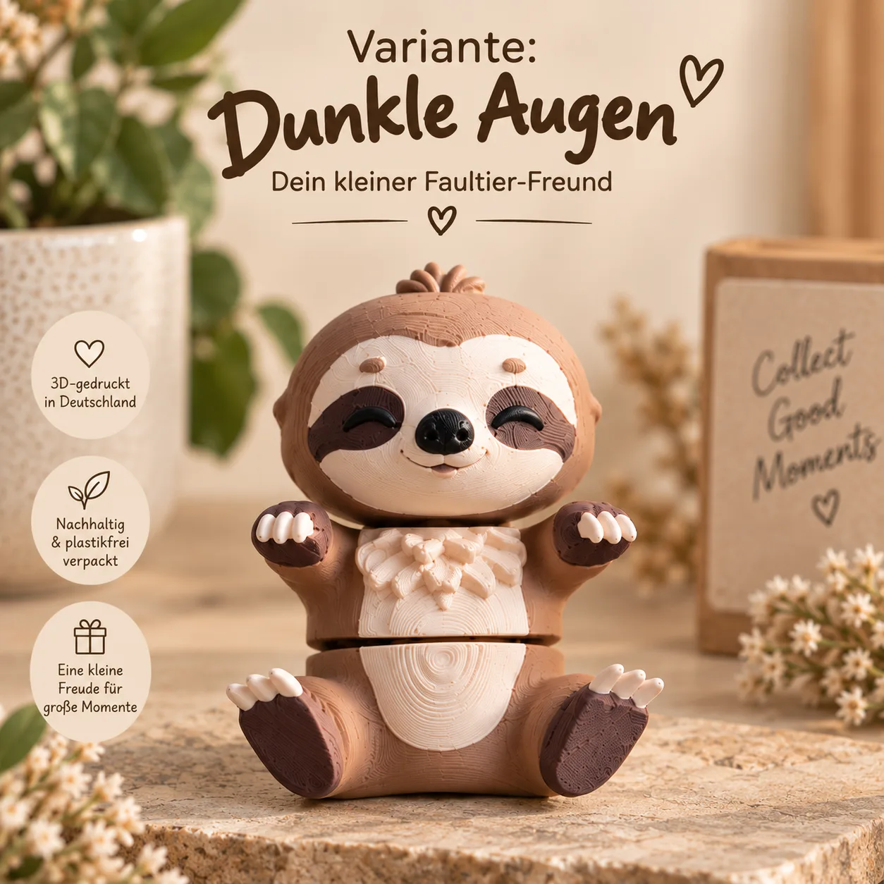 Faultier Flexi 3D-Druck Foto 3