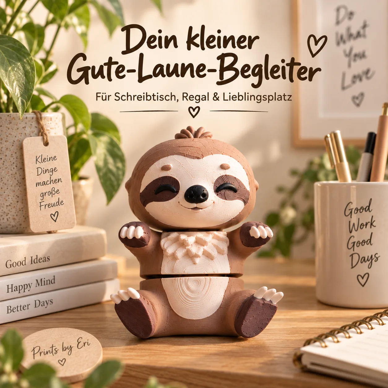 Faultier Flexi 3D-Druck Foto 6