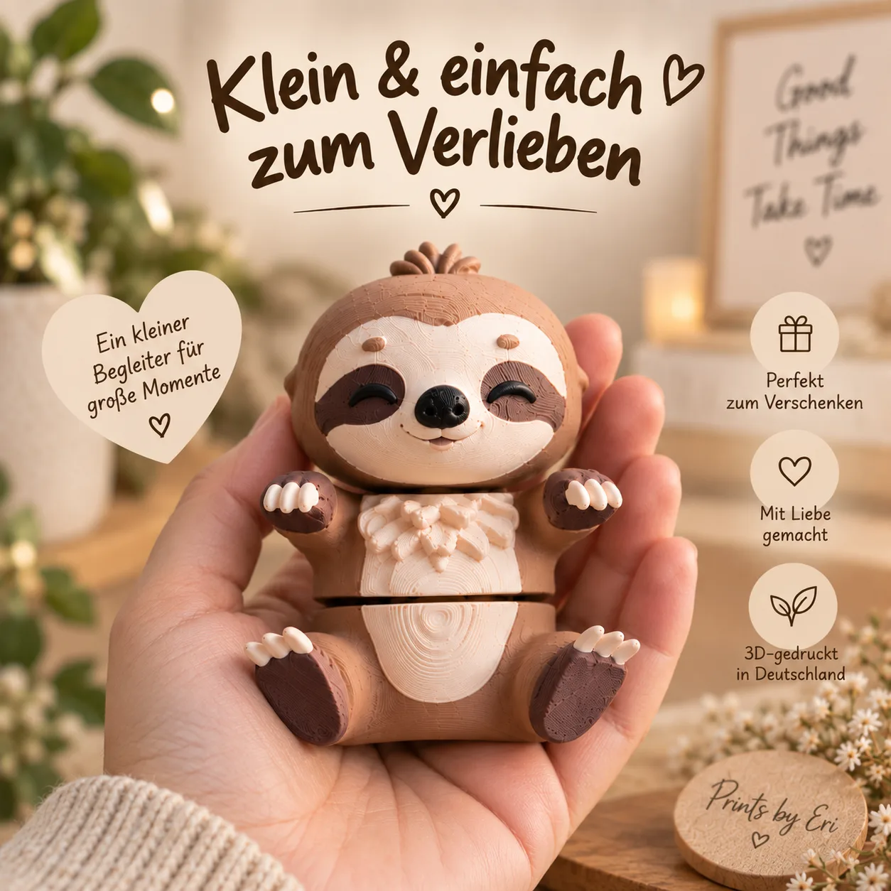 Faultier Flexi 3D-Druck Foto 5