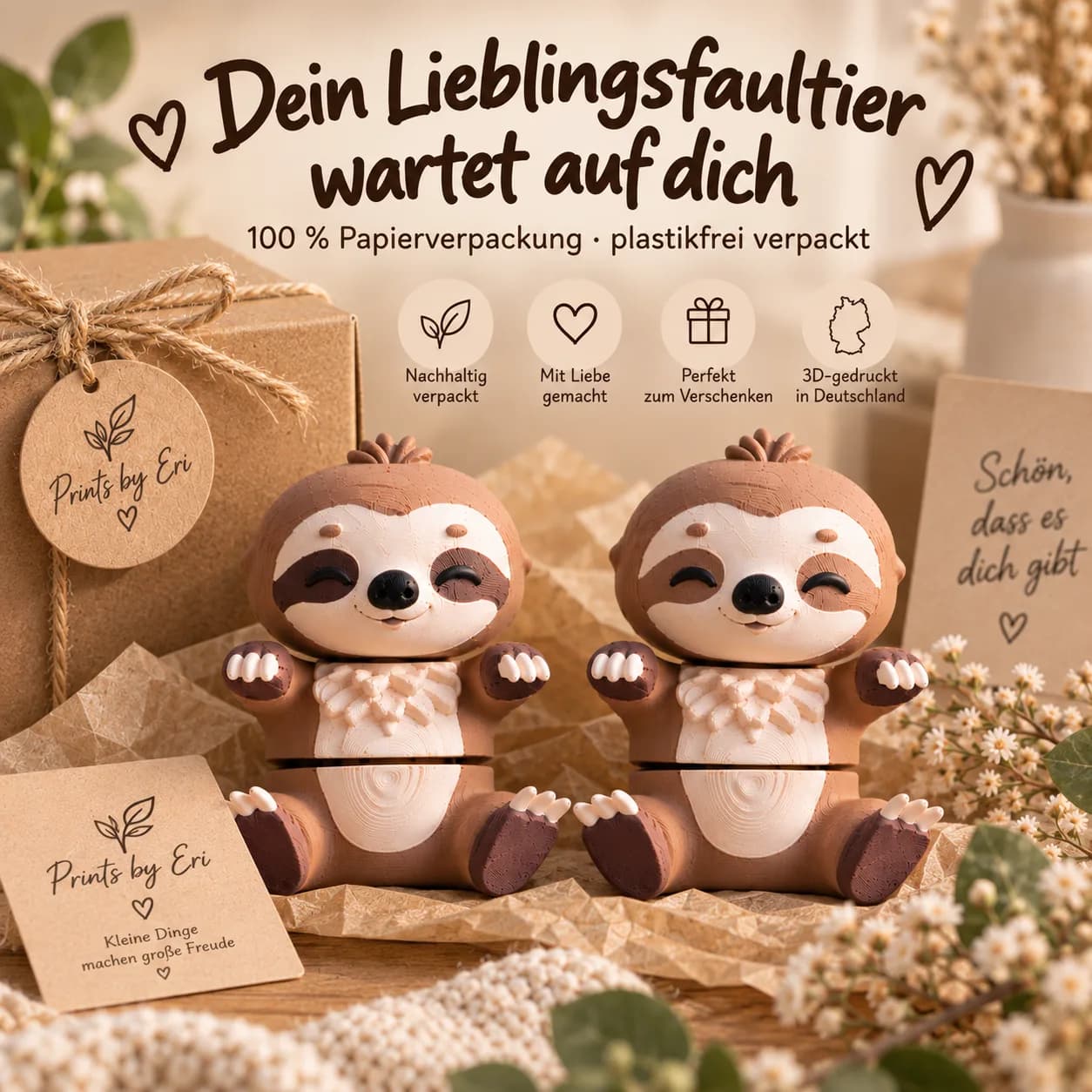 Faultier Flexi 3D-Druck Foto 10