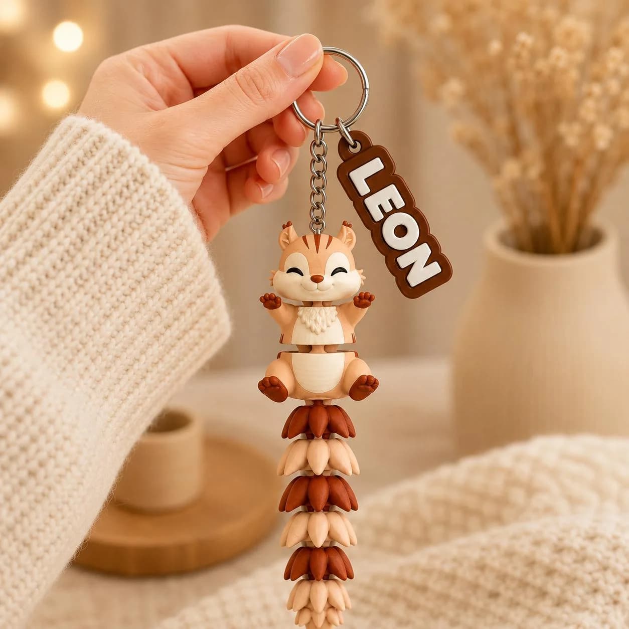 Eichhörnchen Flexi Schlüsselanhänger