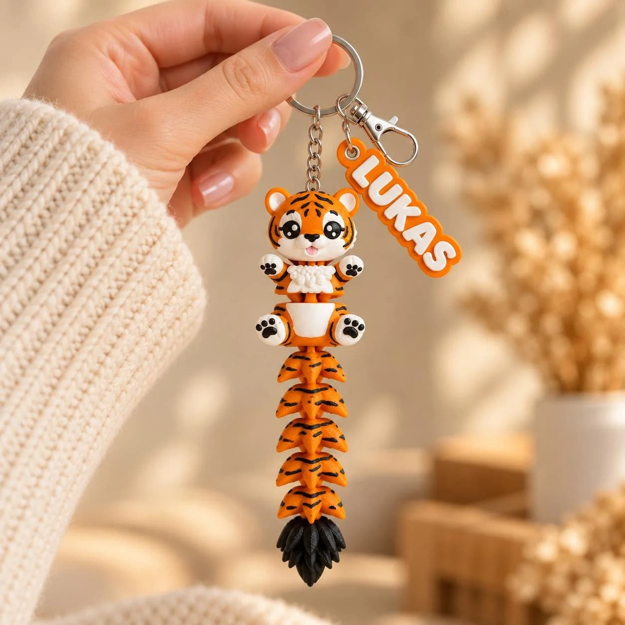 Tiger Flexi-Schlüsselanhänger