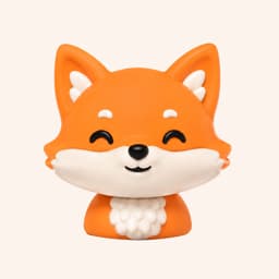 Fuchs-Maskottchen von Prints by Eri