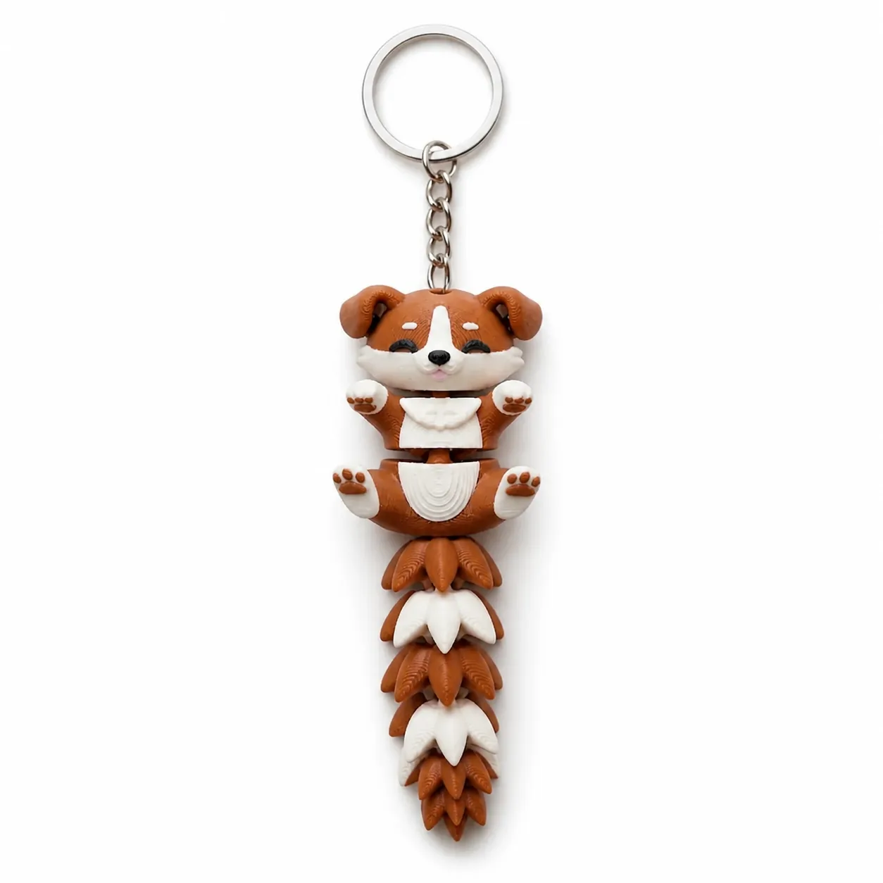Beweglicher Corgi-Schlüsselanhänger als Geschenk für einen Hundefan